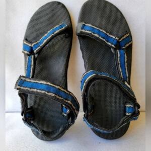 MEN'S TEVA SANDALS WITH HOOK &‎ LOOP CLOSURES (sz 12)